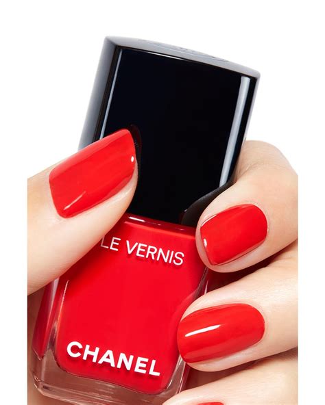 chanel rode nagellak|LE VERNIS Langhoudende kleur en glans 155 .